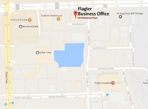 flagler business office map